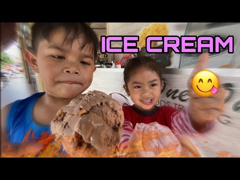 Raysha & Rayqal Enjoying Ice Cream