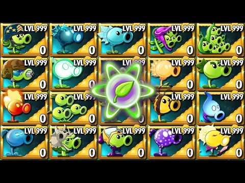 All Pea Plants NOOB vs PRO vs HACKER vs GOD - Who Will Win? - Pvz 2 Plant vs Plant