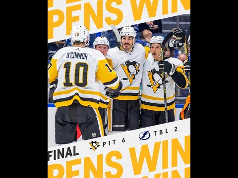 Pittsburgh Penguins Goals vs Tampa Bay (10-12-21)