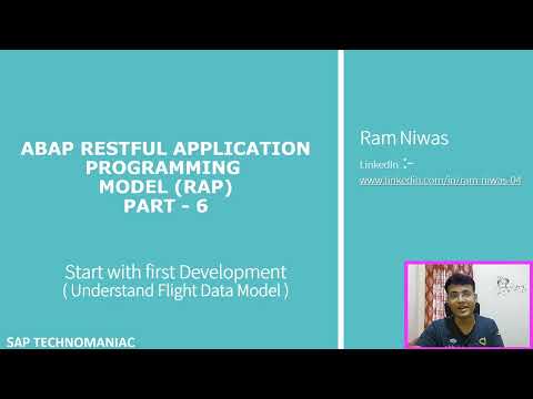 First RAP development Simple List Report Part 6