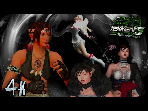 Team Julia Vs Mirror Ganryu Team Tekken 5 Dark Resurrection UHD 4K 60 FPS