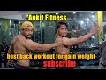 TUESDAY Complete Back Workout With Ankit Fitness