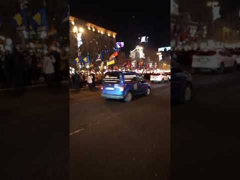 Torchlight procession в честь Бендеры