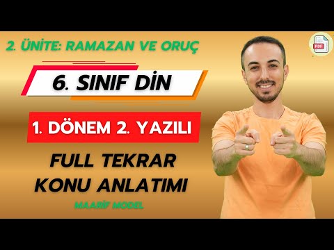 6th Grade Religious Education 1st Term 2nd Written Exam Preparation #2026