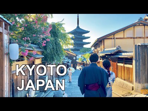 【4K】Walk in Kyoto, Japan | The Most Beautiful Shopping Streets in Kyoto | Japan Summer 2021
