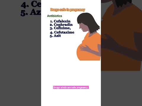Antibiotics which are safe during pregnancy