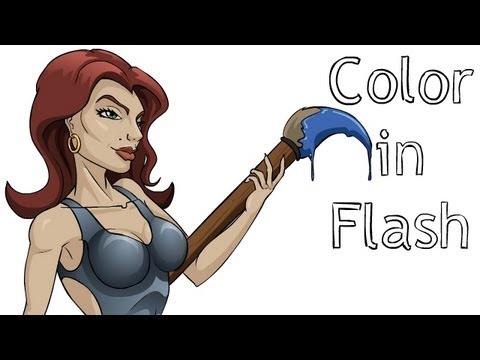 How to Color in Flash Cel Shading and Gradients