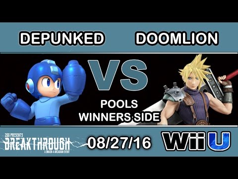 2GG: Breakthrough - LTH FST | Depunked (Mega Man) Vs. L3 | Doomlion (Cloud) Pools - Smash Wii U