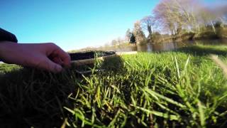 preview picture of video 'River Clyde trout and grayling fishing ( january)'