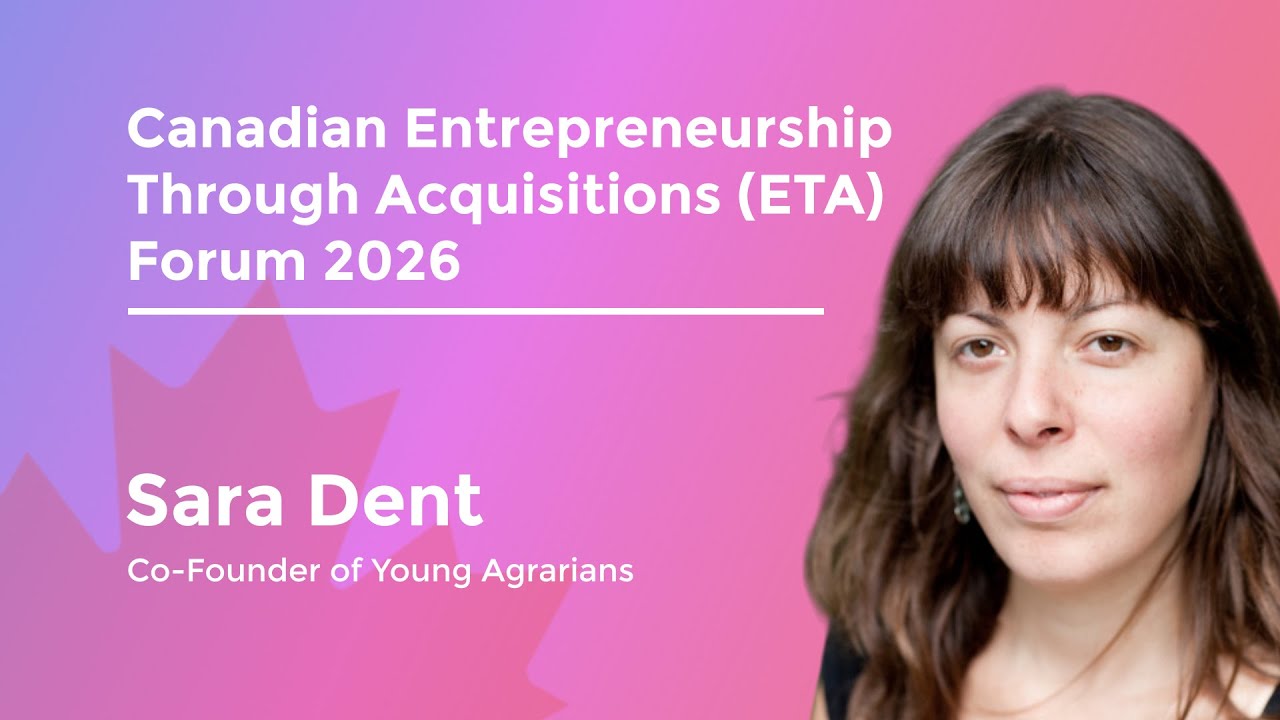 ETA FORUM 2026 - SARA DENT | CO - FOUNDERF OF YOUNG AGRARIANS