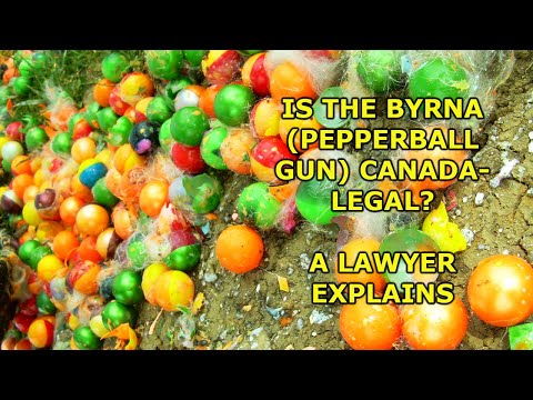 2nd YouTube video about are pepperball guns legal in california