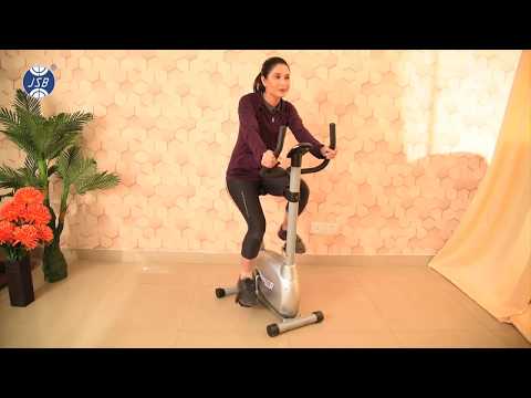 Magnetic upright exercise fitness bike jsb cardio max hf73 r...