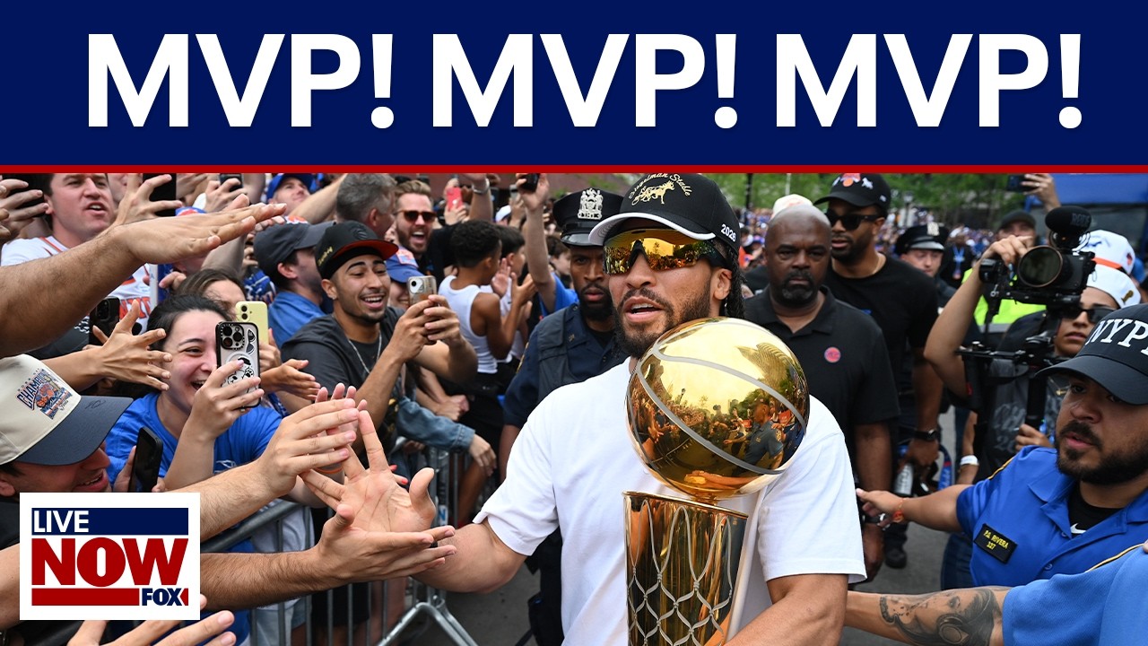 Knicks parade: Jalen Brunson gives Championship speech