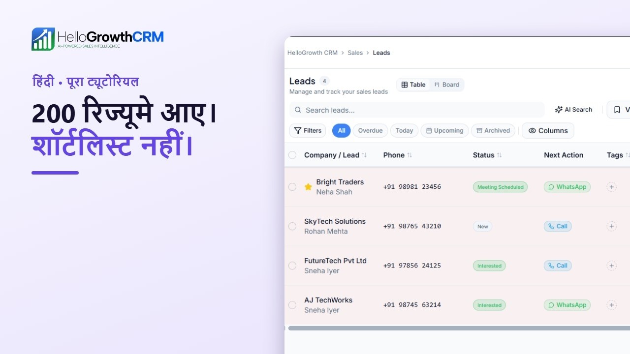 HR & Recruitment Module Walkthrough