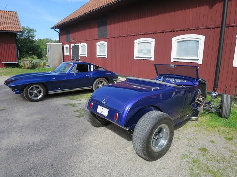 A trip with the old Model A Roadster-South Stockholm, Sweden - August -20