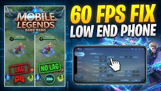 How to Play Mobile Legends on Low End Android (No Lag & High FPS) 🎮 Fix FPS Drop in Mobile Legends 🚀