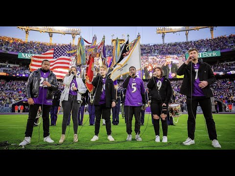 The Trills - National Anthem (Baltimore Ravens 12/19/2021)