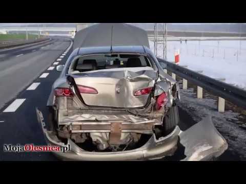 26.01.2017 Wypadek na S8 pod Szczodrowem