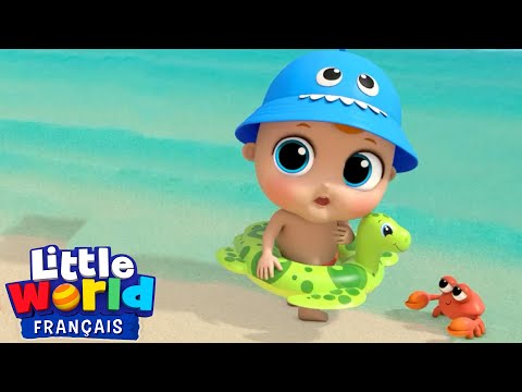 Une journée à la plage | Comptines pour les Tout-Petits | Little World Français