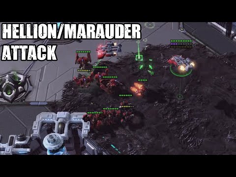 TvZ Hellion Marauder Attack