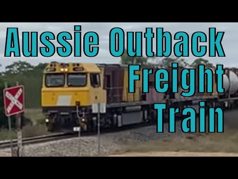 Aurizon Freight Train in Outback Australia near Charters Towers @kartwheelkarl #trains #qr #railway