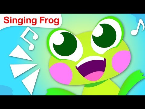 The Singing Frog | Word Play | Nursery Rhymes by  Little Angel