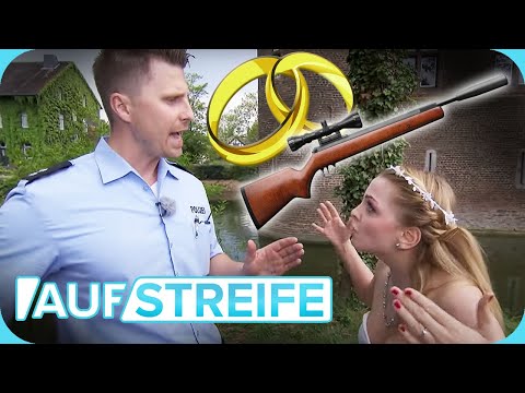 Bewaffnete Braut! 👰🏼 Streit vor dem Standesamt eskaliert vollkommen 😲 | Auf Streife | SAT.1