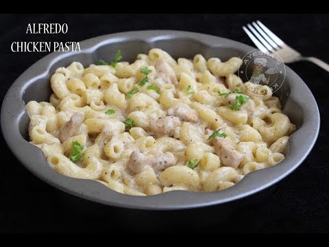 Quick macaroni recipe - Alfredo chicken pasta - ചിക്കൻ മക്രോണി