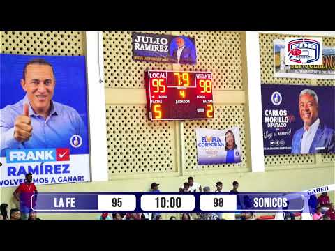 LA FE VS SONICO- XVI TORNEO SUPERIOR DE BALONCESTO - SAN JUAN RD