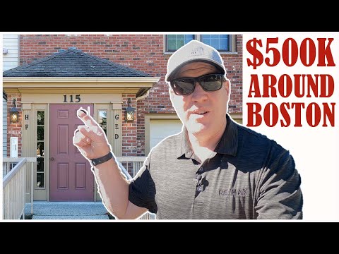 What does $500K buy near Boston?  Big condo with GARAGE in Canton!