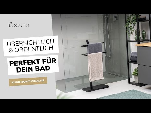 Handtuchhalter 91012 Schwarz - Metall - 42 x 81 x 19 cm