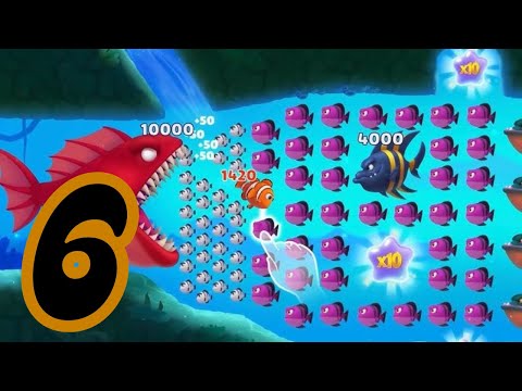 Part 6 Fishdom ads Mini Game hungry fish  BIG update Gameplay Ads #masgamerszone #fishdom