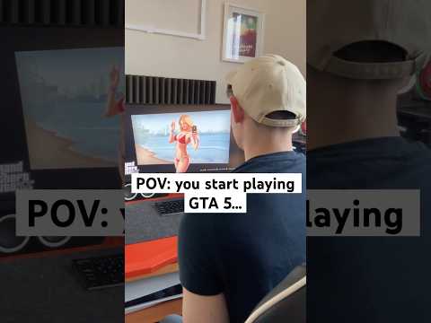 People playing GTA 5 for the FIRST time... 😍 | What was your longest session? #gta #gta5
