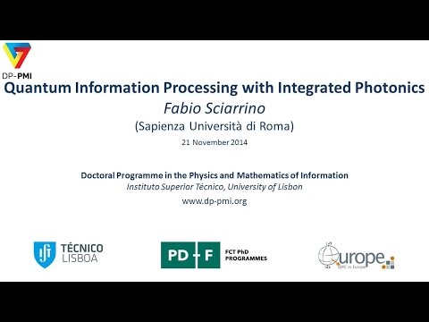 DP-PMI - QIT 2014 - Lecture 8: Fabio Sciarrino