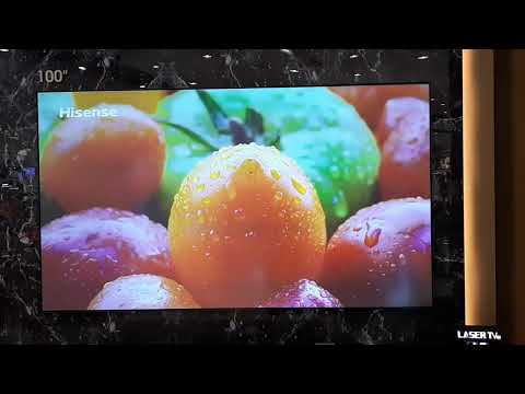 Hisense 100" L5 UHD 4K Laser Smart TV Display Demo (2020)