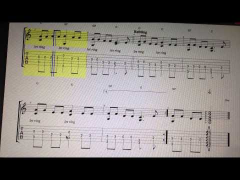 Oxdragarsång   Evert Taube   1890 1976   Tab Face Guitar by Alvaro Ferreira Pinto   Enjoy!