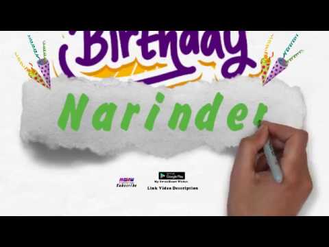 Happy Birthday Narinder