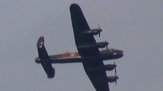 preview picture of video 'Royal Air Force Avro Lancaster ED 474 flight pass boven Dronten - film Jan Rijpma ©'