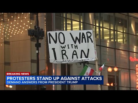 Attack on Iran: Demonstrations in Chicago condemn US strikes, celebrate end of Iranian regime