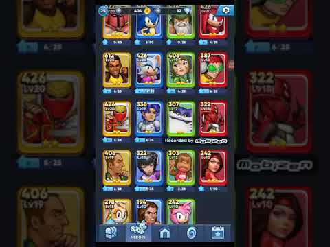 Sega Heroes Gameplay Part 36 Testing Out Thomas Rogan And Sonic