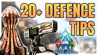 20+ Turret Hacks To Defend You Base In PvP | Ark Survival Ascended