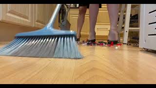 Download lagu Crushing toy cars under heels: A unique cleanup challenge in stockings mp3