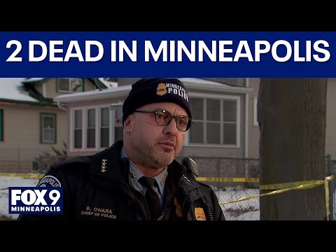 Minneapolis double homicide: Chief O'Hara gives briefing on deadly shooting