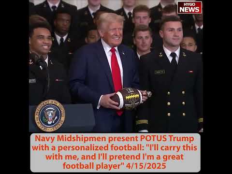 Trump Presents Commander-in-Chief's Trophy to Navy: 'True American Warriors'; Best Navy Recruiting Since 2002