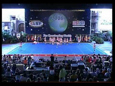 Cheer Savannah All Stars Candy Girls Small International Open All Girl Finals 2008