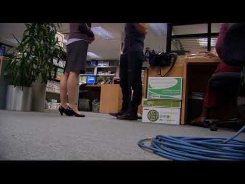 The Office - Pam Talks With Brian Off Camera Part 1 (of 2)