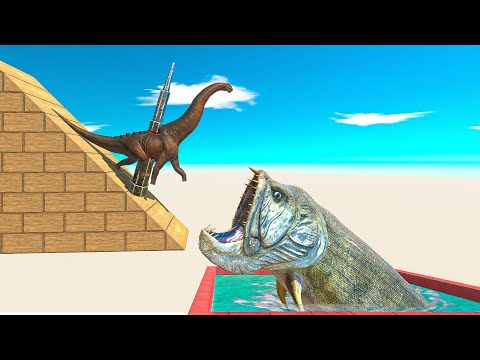 Who Can Avoid Giant Spike and Deadly Pool? ► Animal Revolt Battle Simulator