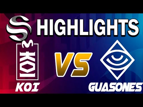 MOVISTAR KOI VS GUASONES HIGHLIGHTS - LEAGUE OF LEGENDS - SUPERLIGA - JORNADA 2