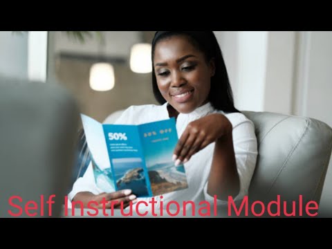 Self Instructional Modules