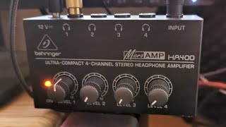 Video thumbnail for Behringer HA400 MicroAMP for SM7B, DT770 Pro, UR22C, FetHead by SoSoTech